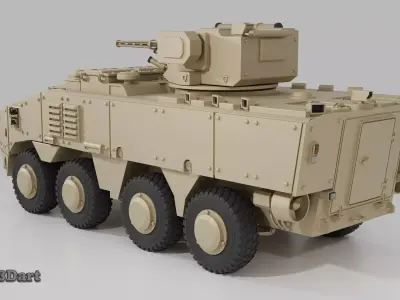 BTR-4MV1 3D print model