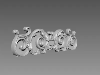 Decorative element 3D model purchase