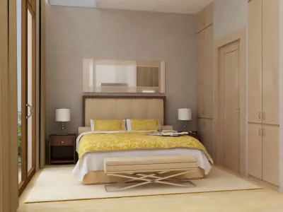 Suite Bed Room 3D model