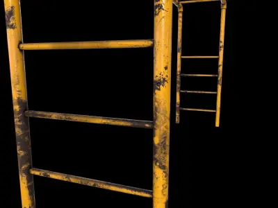 Monkey Bars V1 Low-poly 3D model