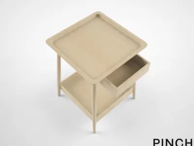 Pinch Harlosh bedside table 3D model