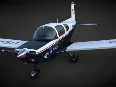 Grumman Cheetah Air Force 3D model