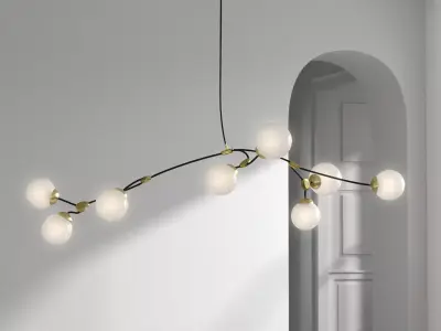 Ivy Pendant 8 3D model