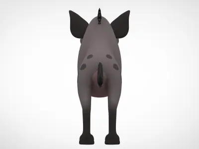 Banzai cartoon hyena 3D model