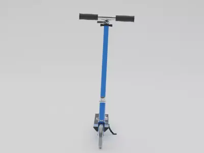 Electrical Cycle Low-poly 3D model