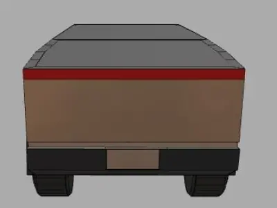 Cybertruck - ready for the game Low-poly 3D model