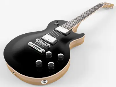 GibsonLesPaul electric guitar 3D model