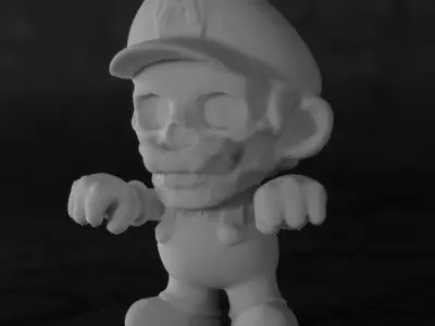 Ghoulish Mario Time - Zombie Pack Halloween 3D print model