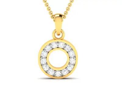 Solitaire Women Pendants  3D print model