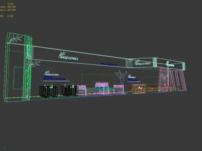 Exhibition - Area - 24X3-3DMAX2009-010 3D model