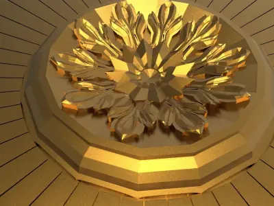 decorative rosette 3D model