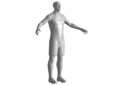 Football Player 05 Low-poly 3D model