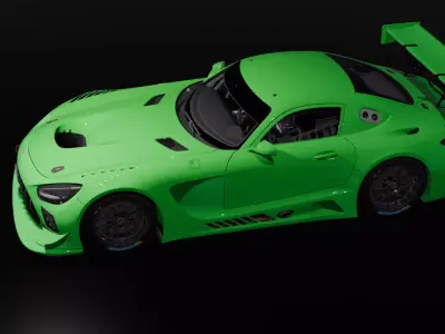 2020 Mercedes-AMG GT3 3D model