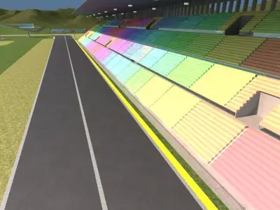 F1 Race Track 3D model