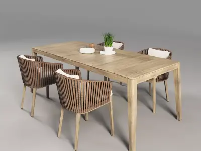 Mood Outdoor Table 3D model