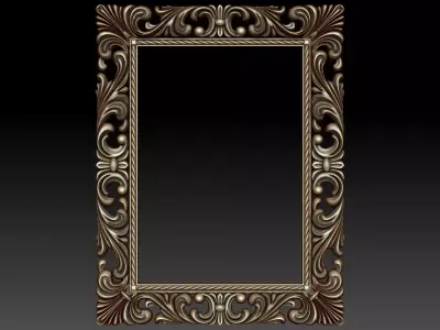 Decorative frame 2 3D model