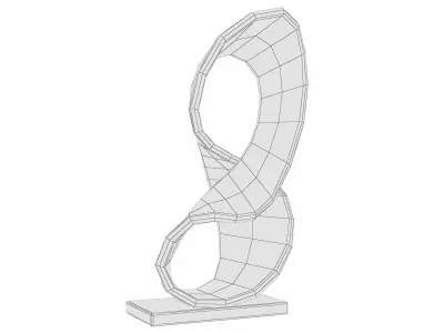 Abstract sculpture AS-002 3D model