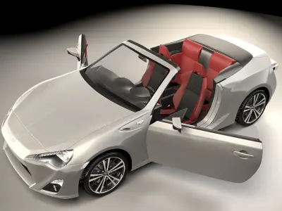 Toyota GT 86 cabrio 3D model