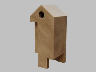 Village Lighthouse Deco 3D model