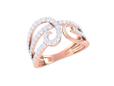 Diamond Ring 3D print model 7