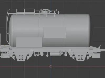 H0 1-87 scale Leichtbau tank car 3D print model