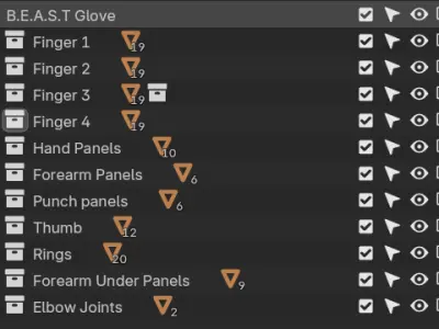 Project Powerhouse - Kong BEAST Glove Free 3D model