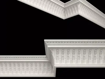 decor molding 8 Low-poly 3D model