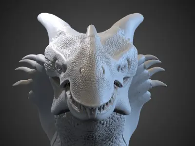 Volcano Dragon PBR  3D model
