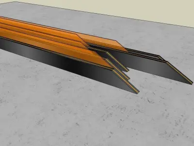 entrance monument 3D model 3D model