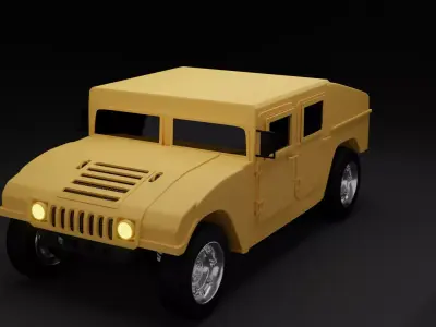Humvee Or Hummer 3D model
