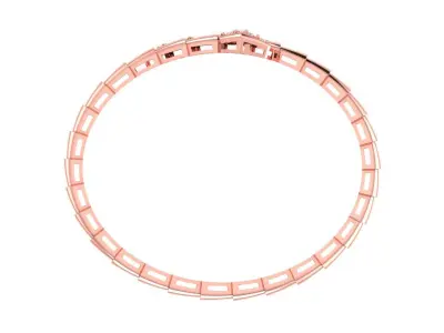 BVLGARI snake diamonds Bracelet 3D print model 3D print model