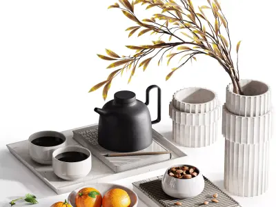 decorative set08 3D model