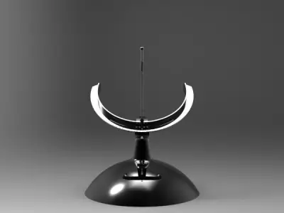 Garden Sun Clock Free 3D model