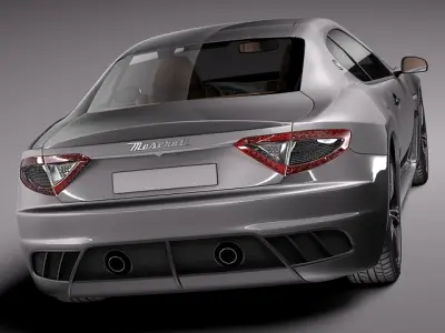 Maserati GranTurismo MC Stradale 2014 3D model