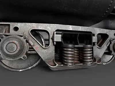 Good old  Big Boy   Low-poly 3D model