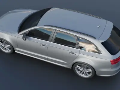 Audi S6 Avant 2016 3D print model