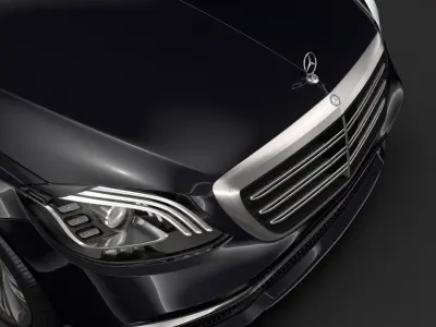 Mercedes Benz S 300 Bluetec Hybrid W222 2018 3D model
