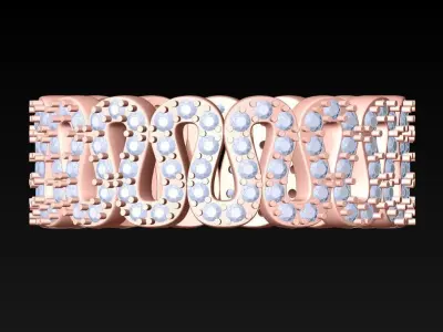 Diamond Ring - Womens Rings - N311320 3D print model