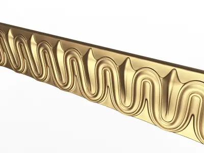 Ornament Element Molding 09 Low-poly 3D model