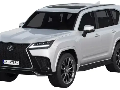 Lexus LX600 F SPORT 2022 3D model