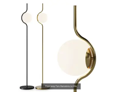 Faro Barcelona Le Vita 3D Model Pack