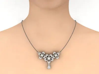 Bridal Necklace  3D print model