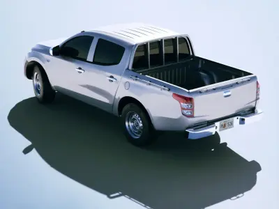 Dodge Ram 1200 2017 Low-poly 3D model