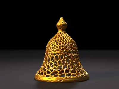 Bell Voronoi 3D print model
