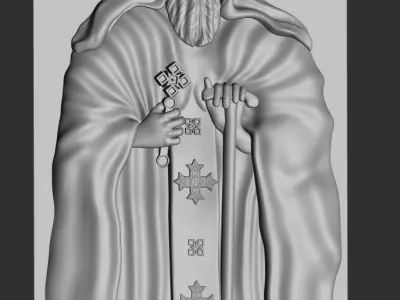 ava shenouda the head of the annunciation 3D print model