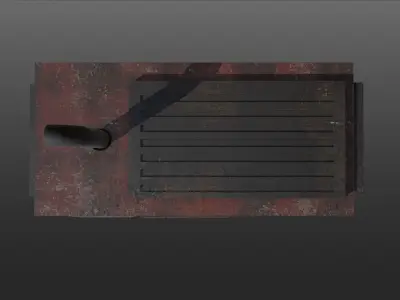 Power Generator Low-poly 3D model 2
