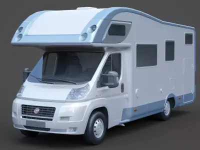 Fiat Ducato Campervan 3D model