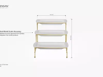 Tiered Serving Stand 3D print model