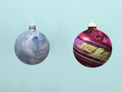 Christmas tree toys 3D model