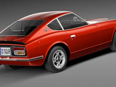 Datsun 240z 1969-1978 3D model